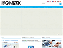 Tablet Screenshot of camlock.com